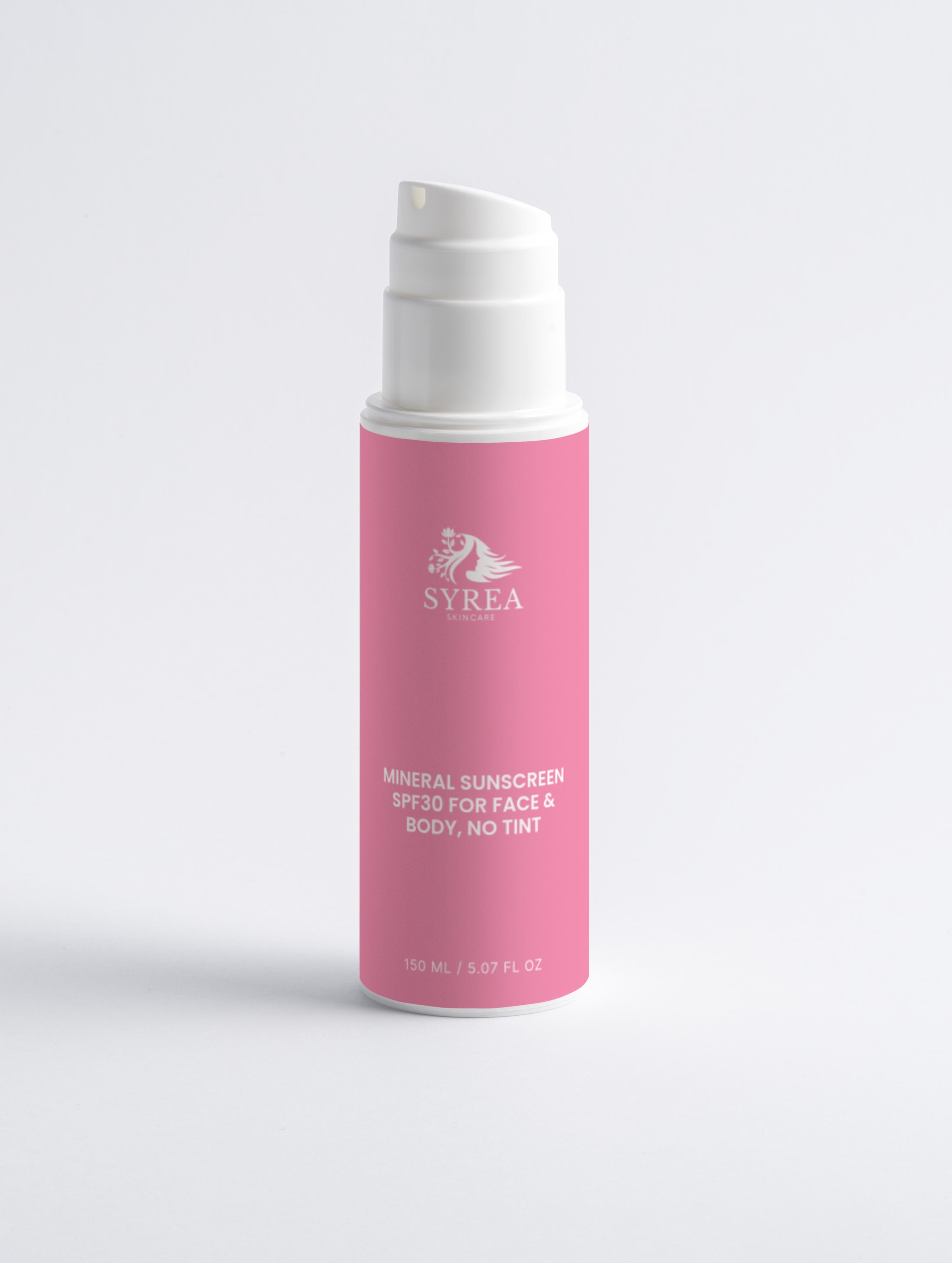 Mineral Sunscreen SPF30 for Face & Body, no tint